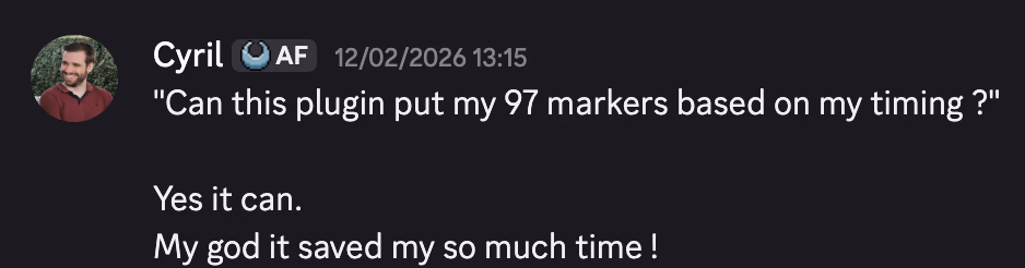 DavinciClaude user testimonial from the Discord community