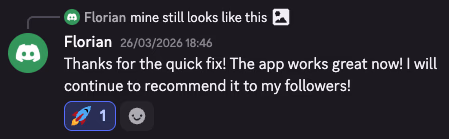 DavinciClaude user testimonial from the Discord community
