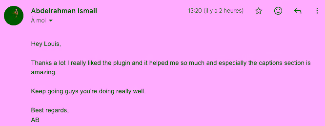 DavinciClaude user testimonial from the Discord community