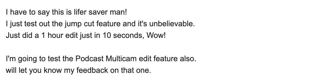 DavinciClaude user testimonial from the Discord community